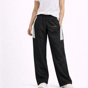 BoohooMAN Black Drawstring Track Pants Women’s L